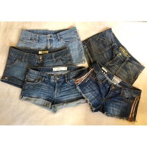 5 Pairs Jean Shorts